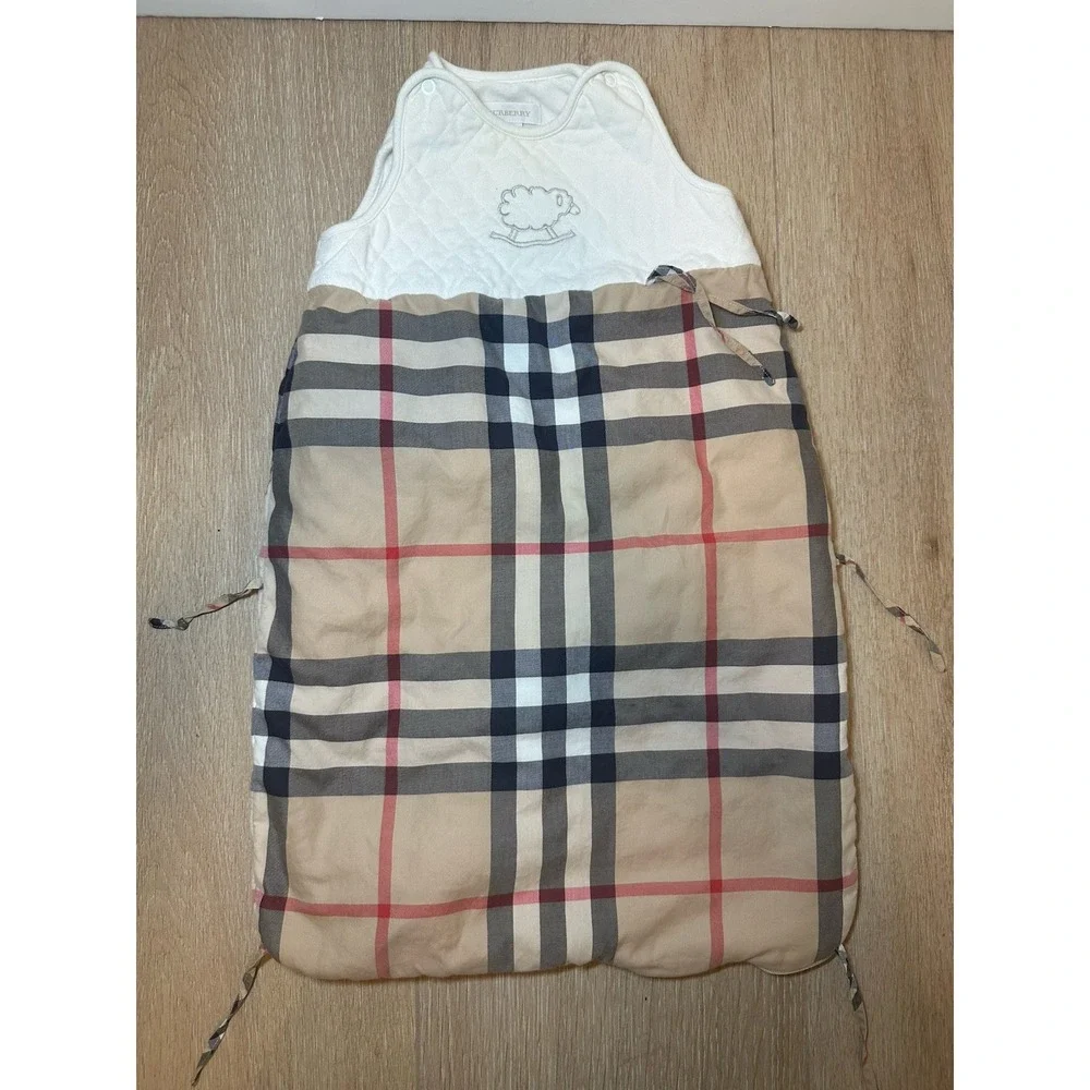 Burberry Nova Check Baby Nest Sleeping Bag Sz T0